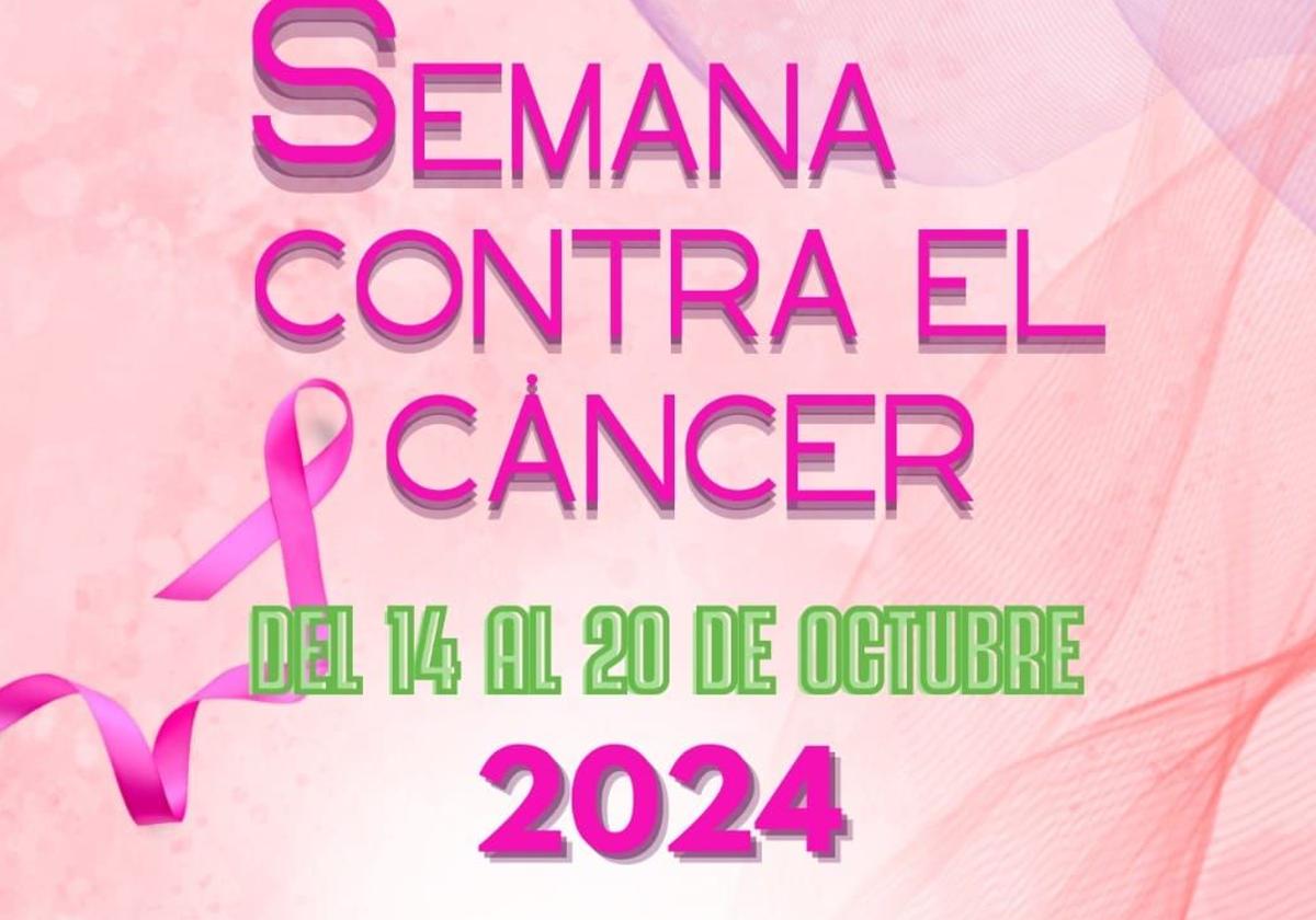 Publicado el programa de actividades de la Semana contra el Cáncer