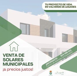 Hay disponibles terrenos municipales a precios asequibles