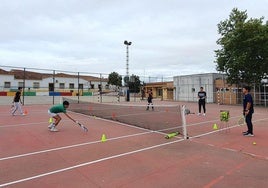 Durante las jornadas de tenis
