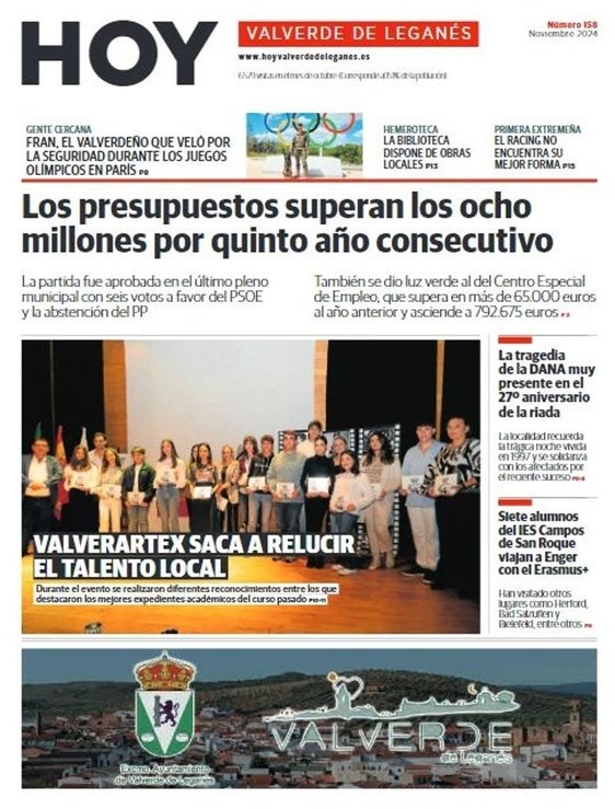 El número 158 de HOY Valverde de Leganés ya está en la calle