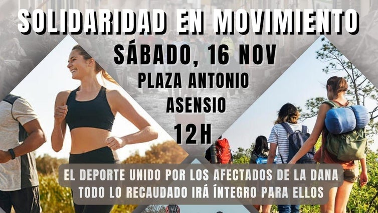 La previsión de lluvia obliga a atrasar la hora de inicio de 'Solidaridad en movimiento'