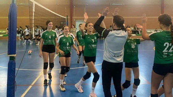 Triple derrota de los equipos de voleibol