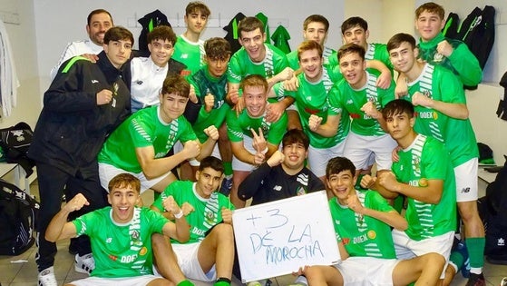 Manita del Racing juvenil al Oliva