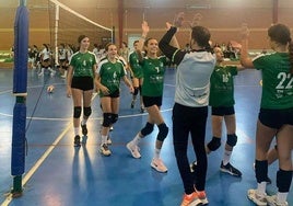 Triple derrota de los equipos de voleibol