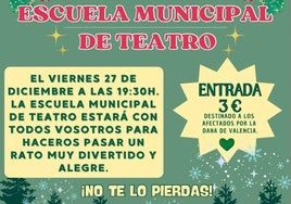 Vuelve el teatro más solidario a la Casa de la Cultura