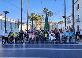 Participantes en el paseo