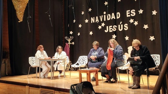 Representación teatral navideña
