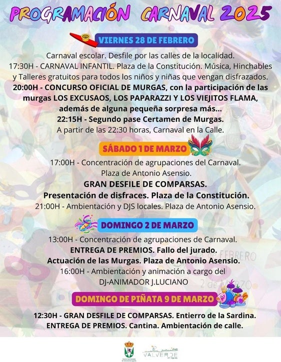 El carnaval presenta una novedad para el domingo