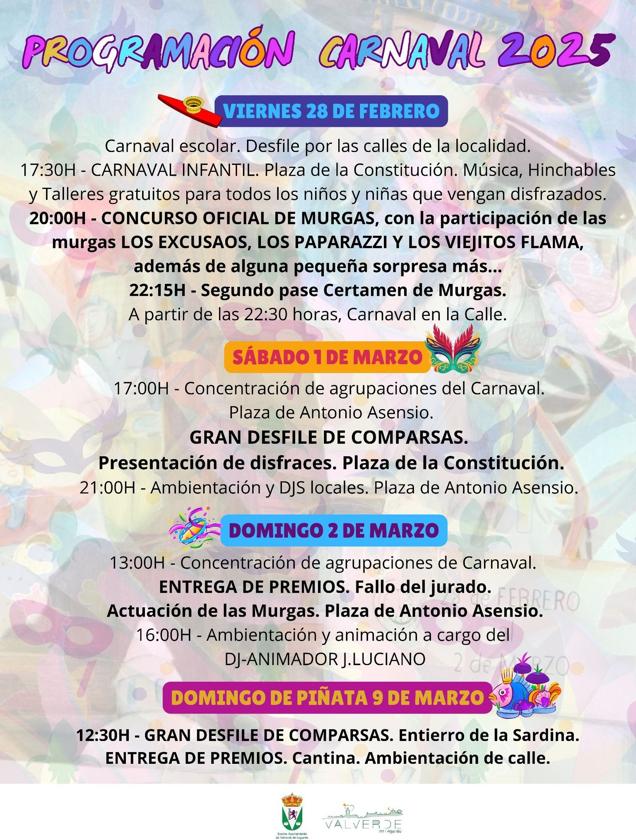 El carnaval presenta una novedad para el domingo