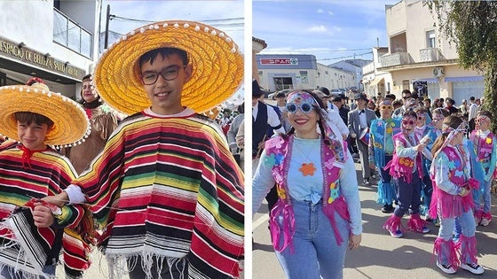 Los escolares lo pasan en grande durante su carnaval