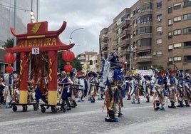 Durante el desfile del año pasado