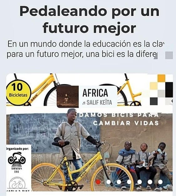 El club ciclista Diabla's Bike' celebra el Día de la Mujer con una donación solidaria