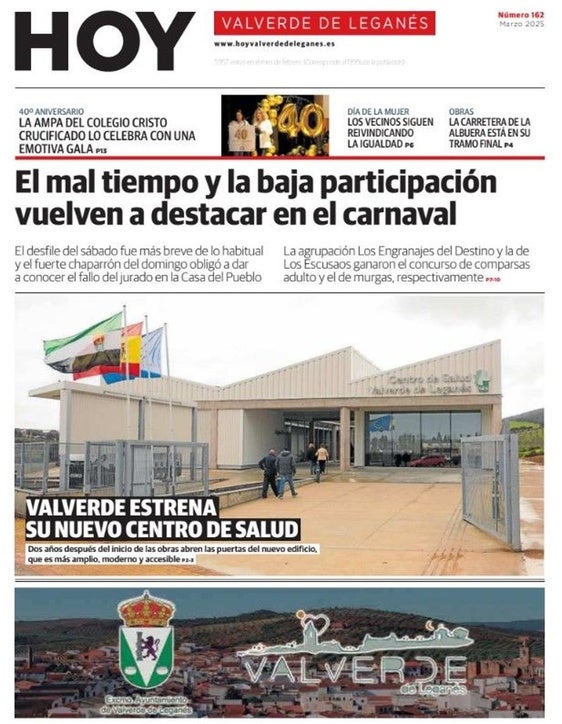 Ya puedes hacerte del número 162 de Hoy Valverde de Leganés