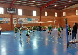 Triple derrota para las chicas de voleibol