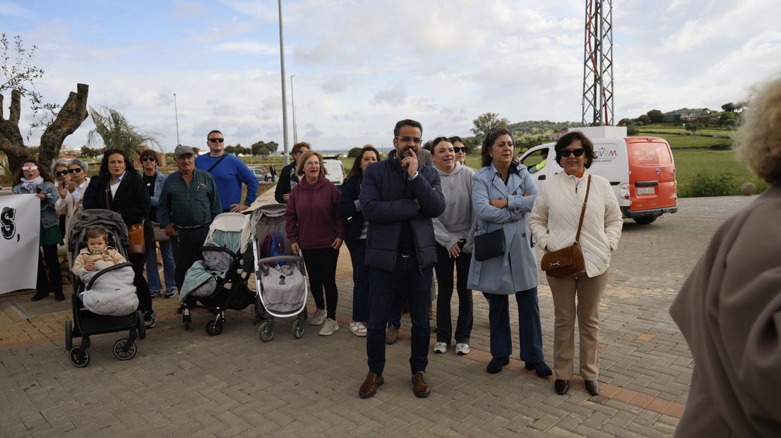 Manifestación de los vecinos de Olivenza