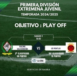 Los juveniles del Racing tienen un partido muy importante esta tarde