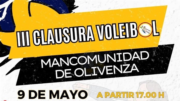 Los equipos valverdeños estarán en la clausura de la III Liga de Voleibol Mancomunidad de Olivenza