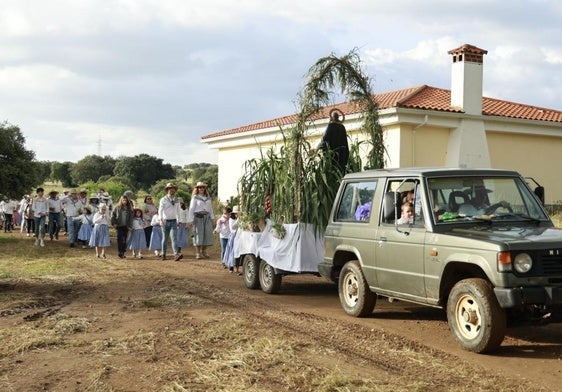 Durante el recorrido hasta la ermita de San Isidro