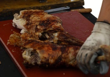 Degustación de cordero asado