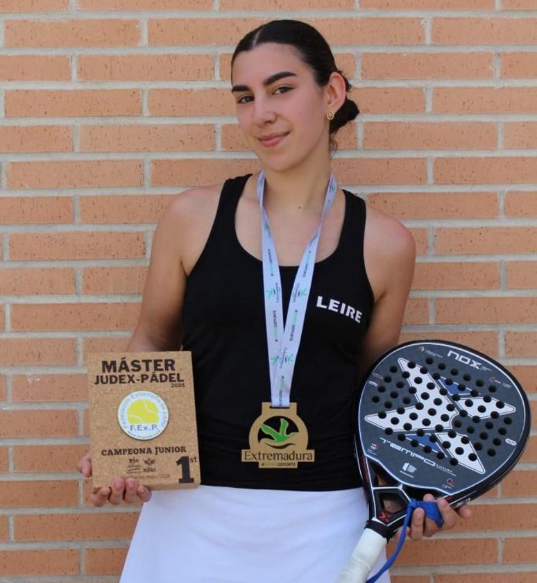 Leire Rojas Nogales, campeona del Master 2025 Judex de pádel en categoría junior