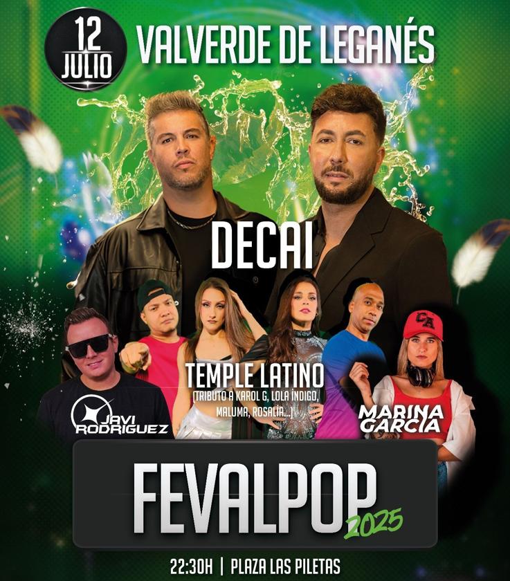 Decai será cabeza de cartel en el próximo Fevalpop