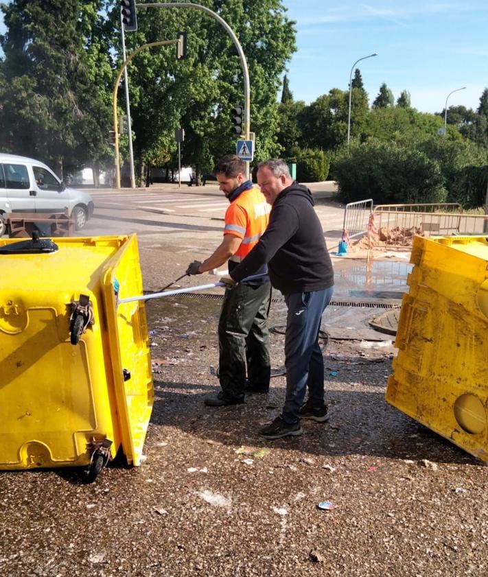 Imagen secundaria 2 - Durante los trabajos