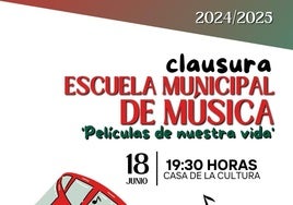 Un concierto para poner el broche final al curso de la Escuela Municipal de Música