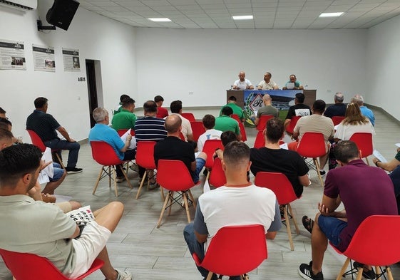 Durante la asamblea