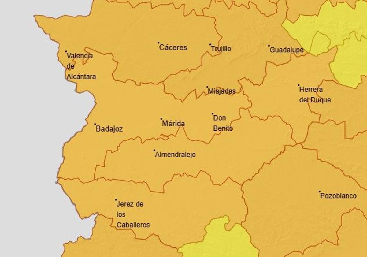 Alerta naranja por calor para este inicio de semana