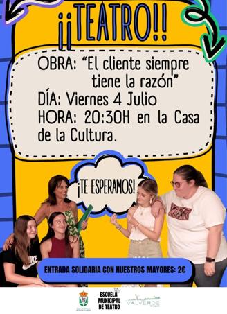 Cartel de la obra juvenil