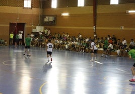 Durante la final del 24 horas, organizado por el EMD Valverde Futsal