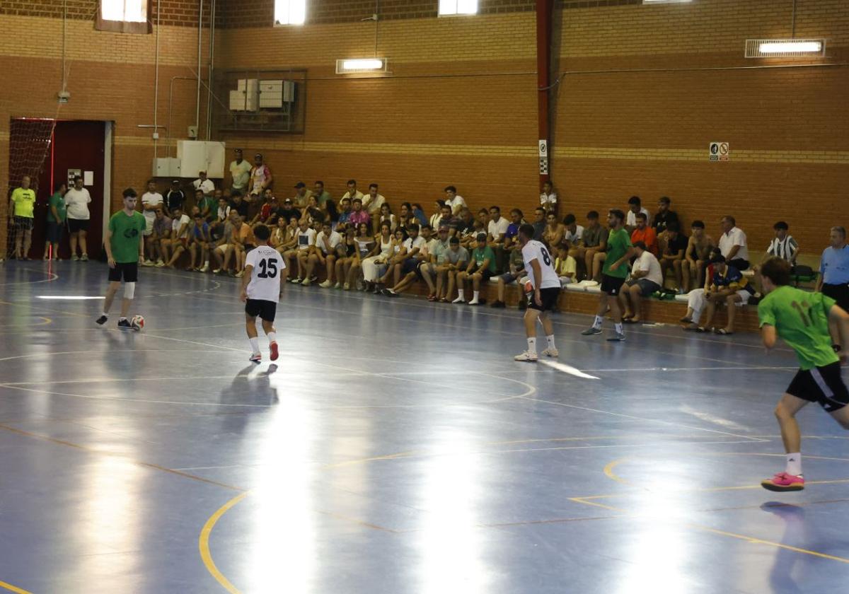 Durante la final del 24 horas, organizado por el EMD Valverde Futsal