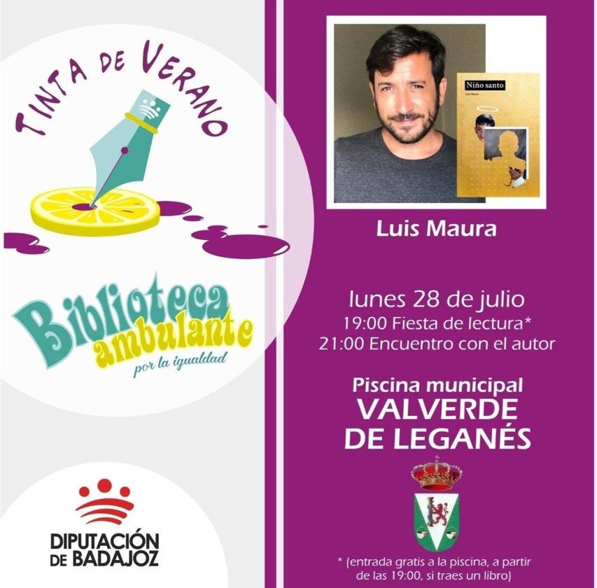 Luis Maura estará esta tarde en la piscina municipal