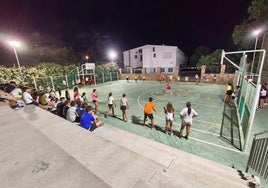 Durante uno de los juegos