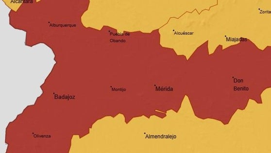 La alerta naranja pasa a roja este jueves