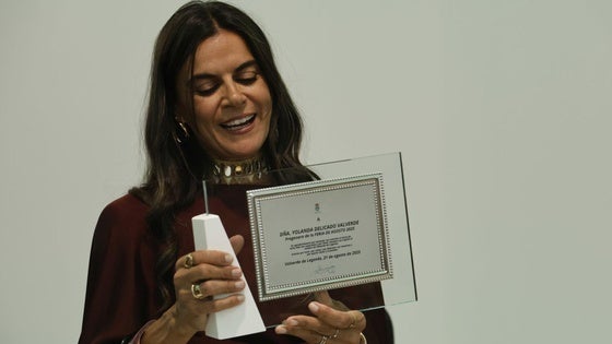 Yolanda emociona a los valverdeños con un pregón lleno de recuerdos y orgullo