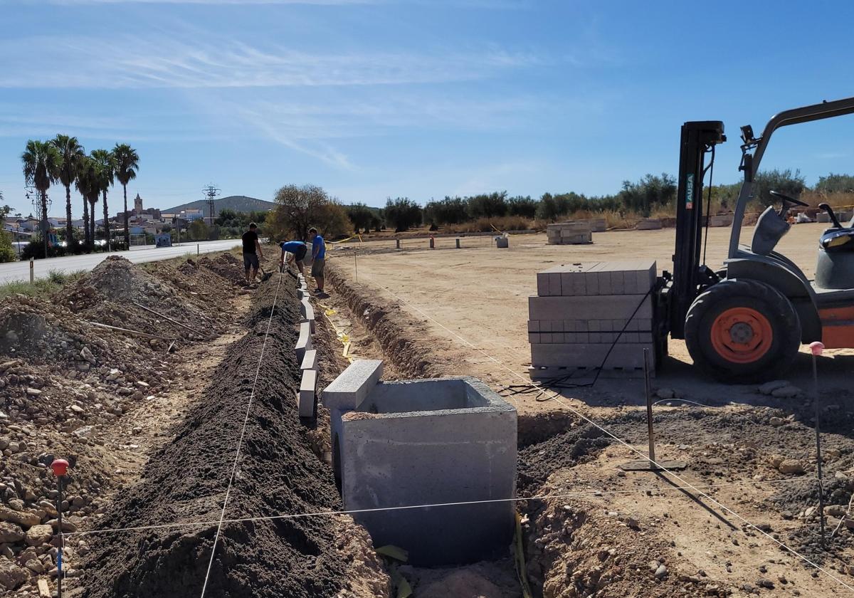 Durante los trabajos