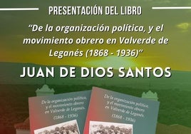 Juan de Dios Santos presenta un nuevo libro este viernes