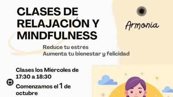 El 1 de octubre comenzarán las clases de relajación y mindfulness