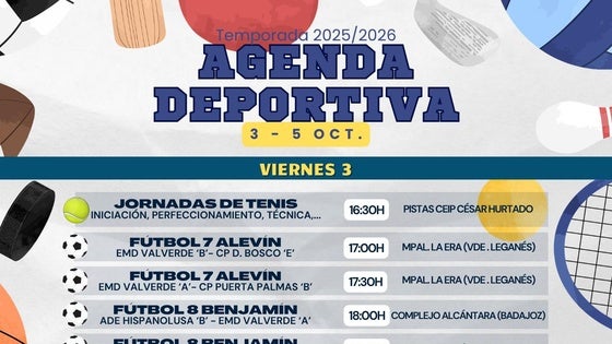 Actividades deportivas para el fin de semana