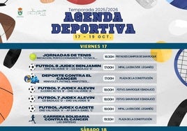Actividades deportivas para el fin de semana