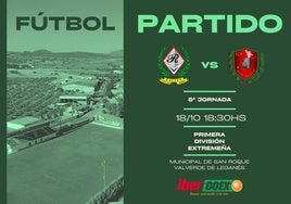 Esta tarde partido muy especial en el Municipal de San Roque