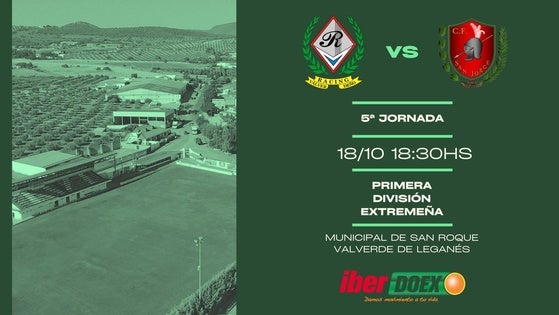 Esta tarde partido muy especial en el Municipal de San Roque