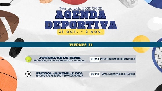 Actividades deportivas para el fin de semana