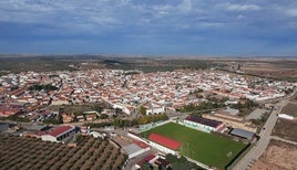 Vista aérea de Valverde de Leganés
