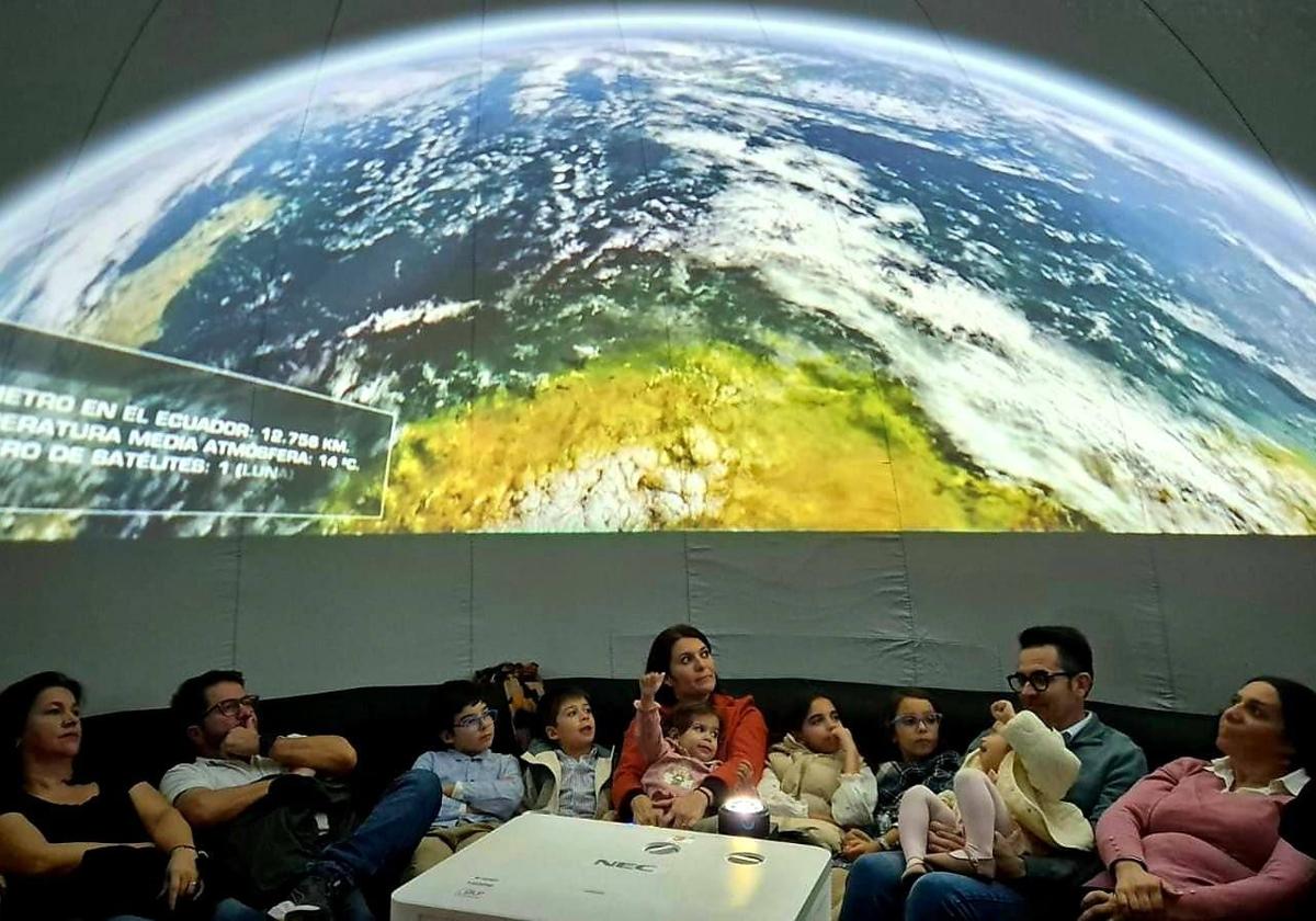 Durante el planetario