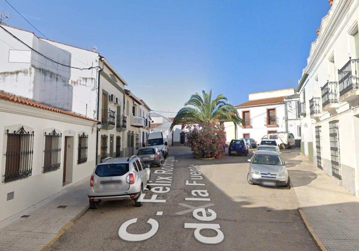 Calle donde tuvo lugar el suceso