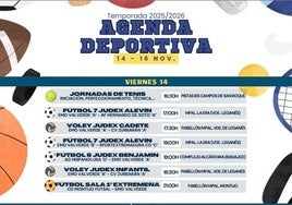 Actividades deportivas para el fin de semana