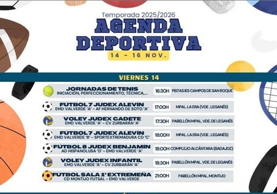Actividades deportivas para el fin de semana
