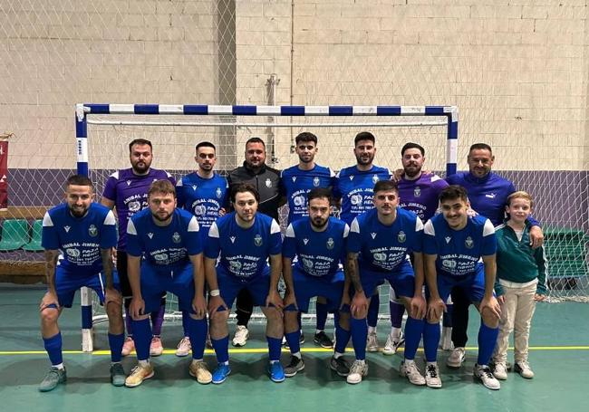 Equipo que viajó a Montijo